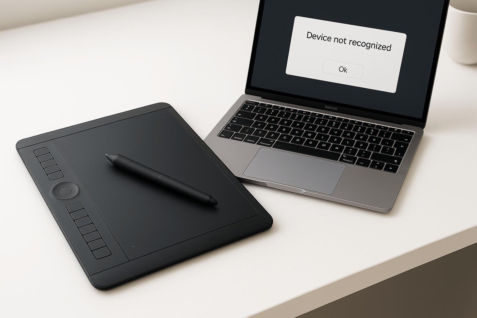 Computer Not Recognizing Wacom Tablet