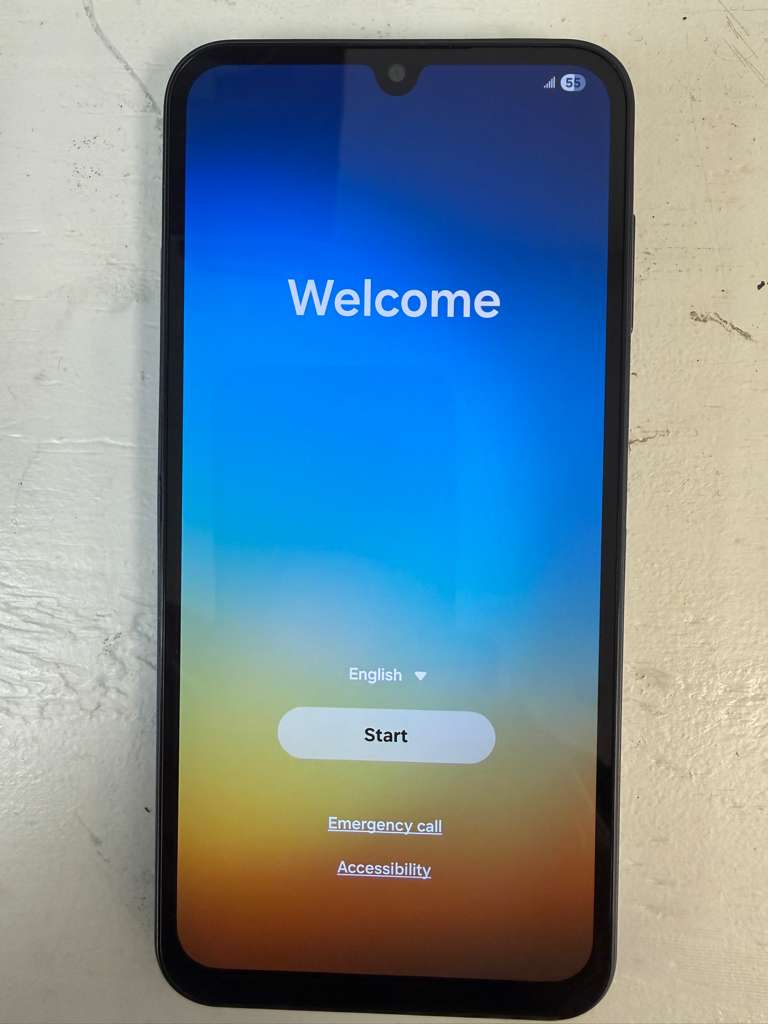 After replacing the device screen 