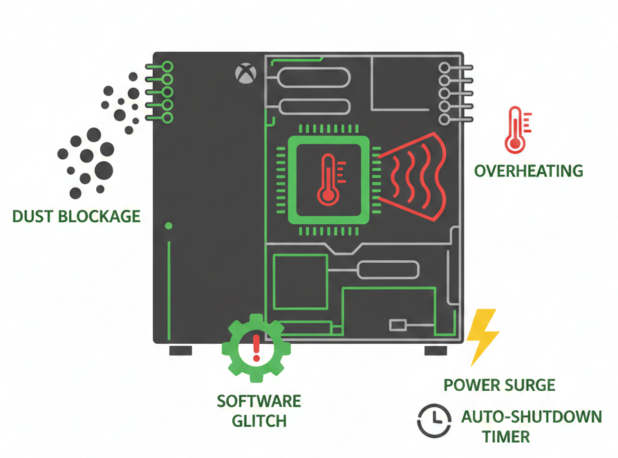 Why Your Xbox Series X Keeps Turning Off