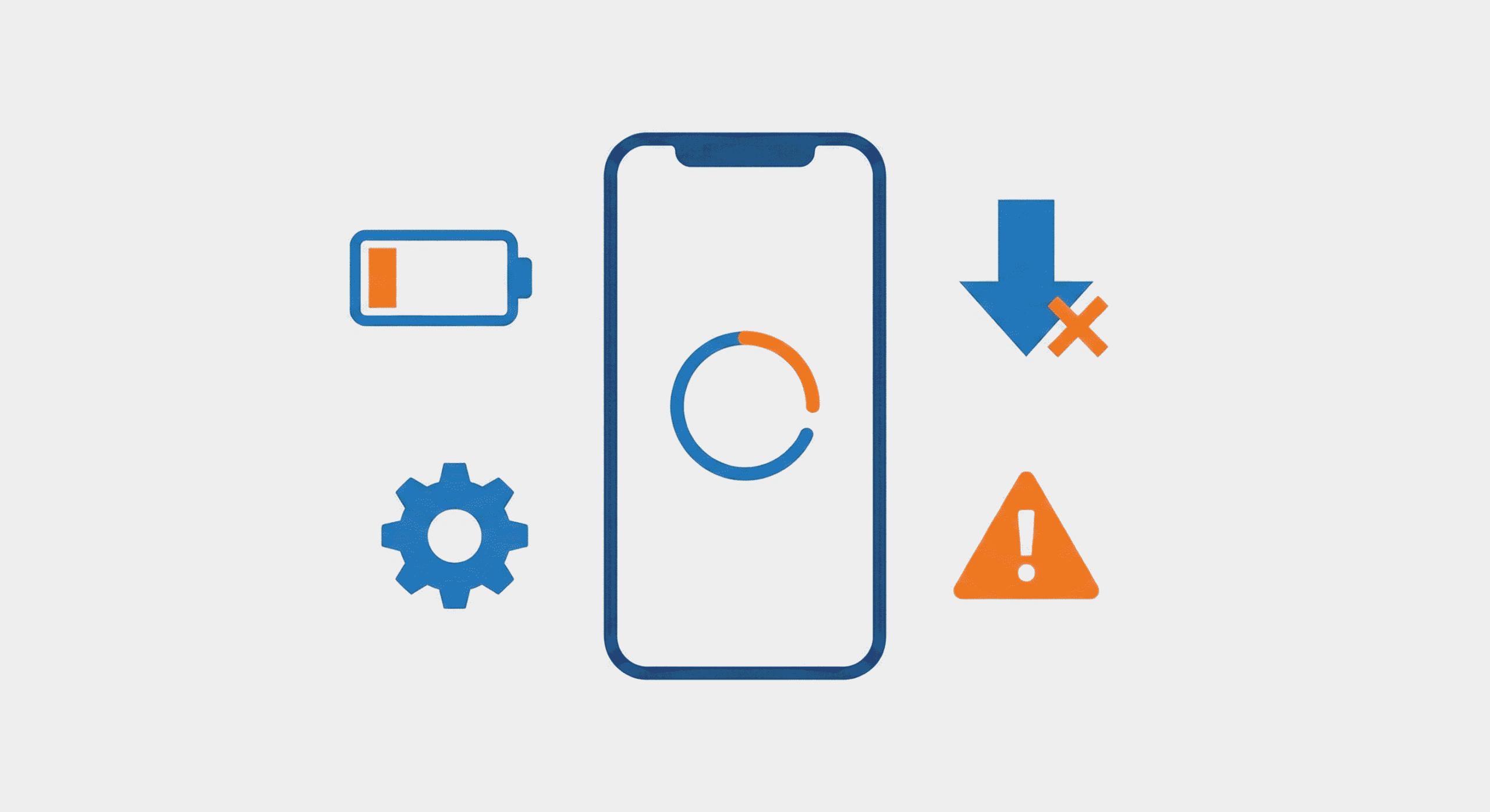Illustration Showing Reasons Your Motorola Phone Is Stuck on Startup Screen